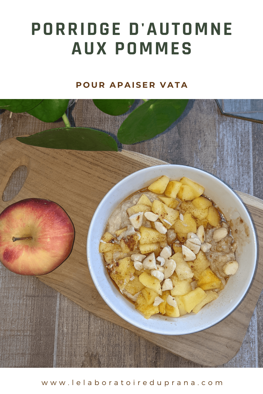 recette porridge automne aux pommes