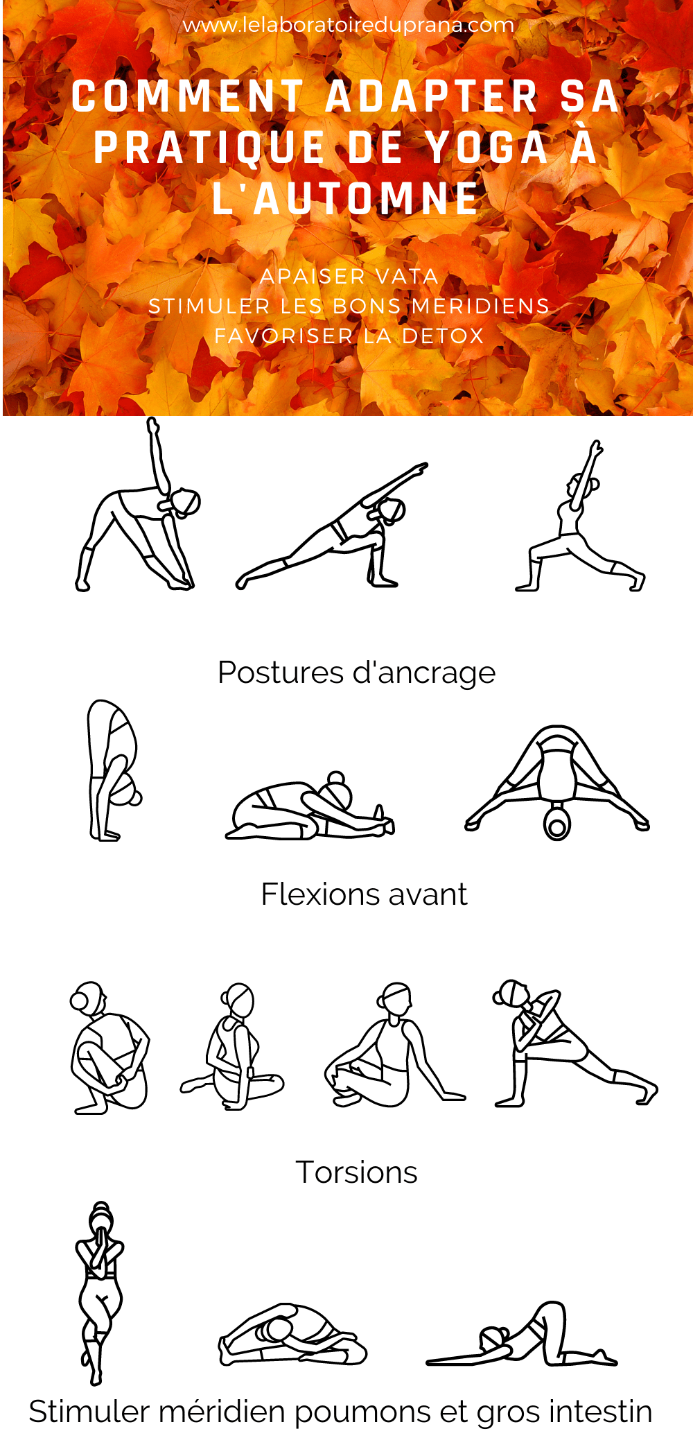 Comment adapter sa pratique de yoga à l'automne