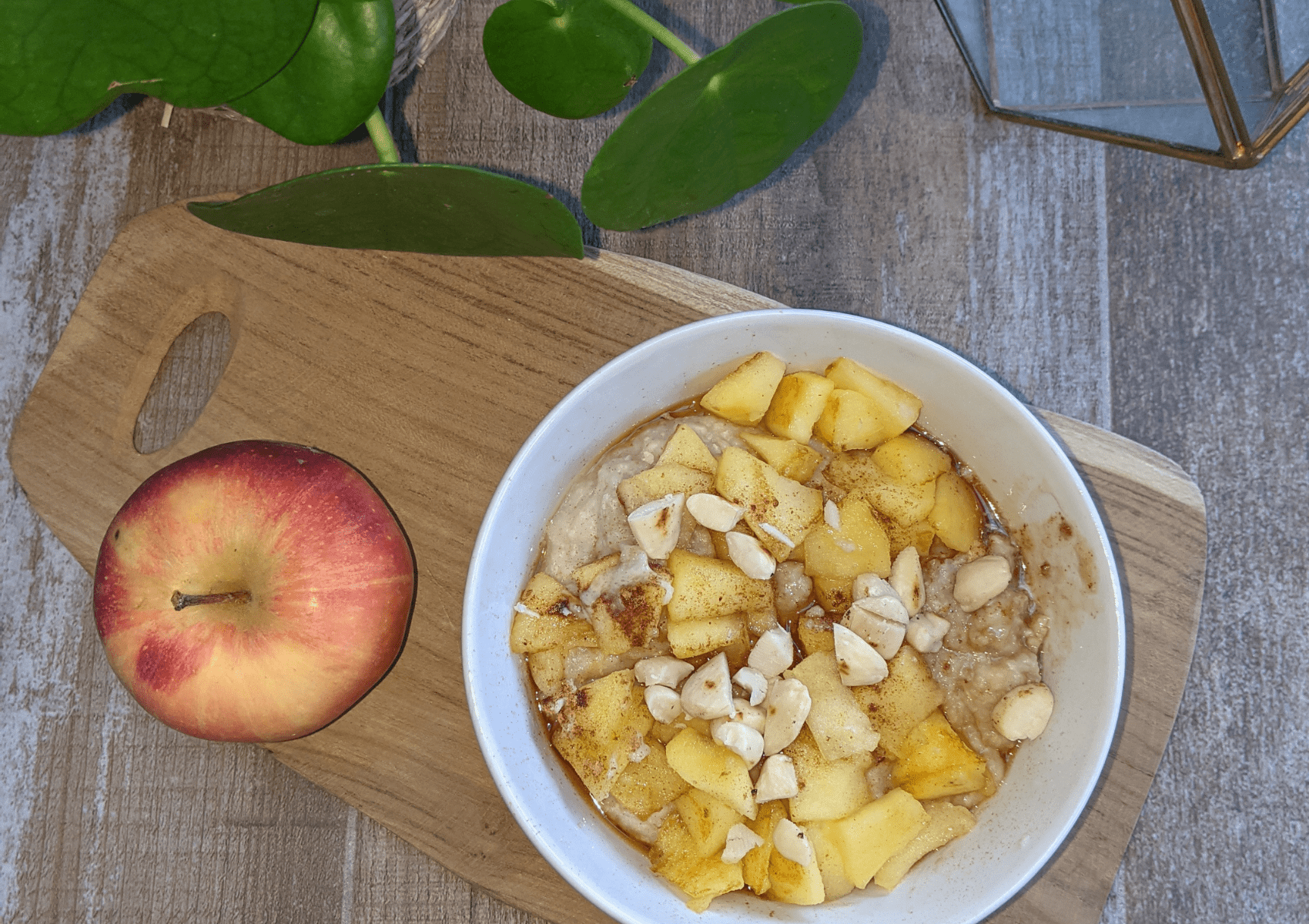 recette porridge automne aux pommes