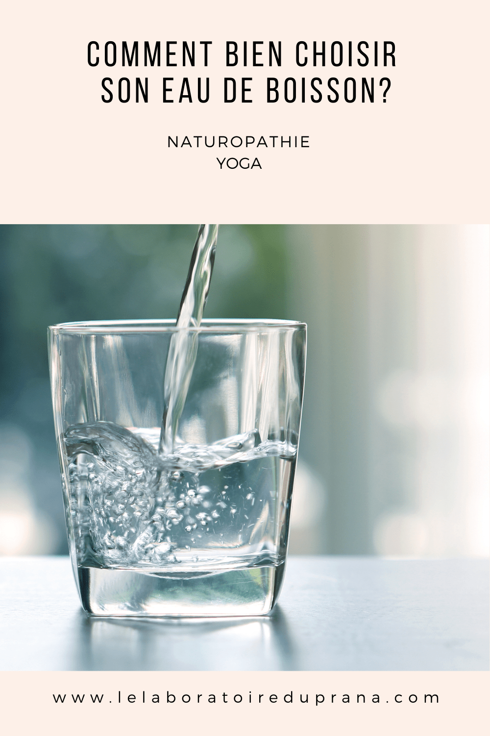 Comment bien choisir son eau de boisson